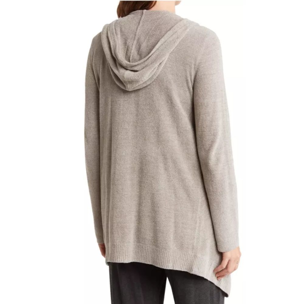 Barefoot Dreams CozyChic Ultra Lite Open-Front Hooded Knit Cardigan Size XL - Picture 10 of 15